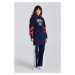 ŠATY GANT D1. CREST SHIELD HOODIE DRESS CLASSIC BLUE