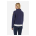 Mikina La Martina Woman Fleece Double Jersey Scu Navy