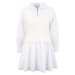 River Island Petite Košeľové šaty  krémová / biela