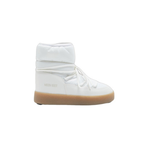 Dámske členkové zimné topánky MOON BOOT Ltrack Low Nylon WP white