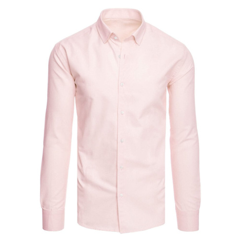 Men's Solid Pink Dstreet Shirt