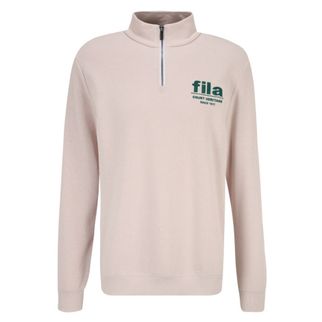 FILA Mikina ' LISBON'  béžová / tmavozelená