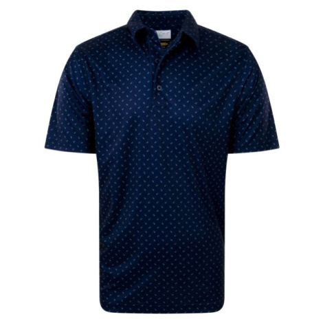 GREGNORMAN ML 75 TEE PRINT POLO Pánske golfové polo tričko, tmavo modrá, veľkosť