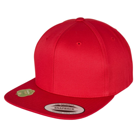 Organic Cotton Snapback Red