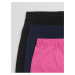 Detské kraťasy cartwheel shorts in stretch jersey, 3ks Farebná