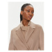 Calvin Klein Vlnený kabát Essential K20K205937 Béžová Regular Fit
