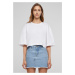 Women's T-Shirt Heavy Organic Oversized Cropped White