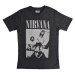 Nirvana Tričko Sitting Unisex Black