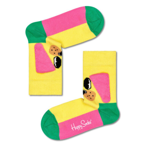 Happy Socks Vysoké detské ponožky KDOG01-2200 Žltá