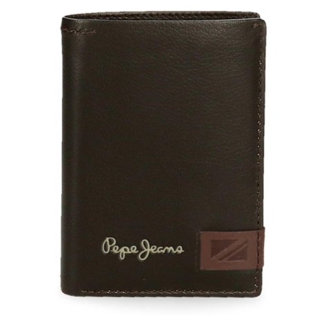 Pánska kožená peňaženka PEPE JEANS Strand Brown / Hnedá, 7432032