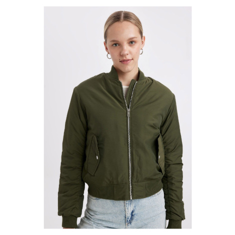 DEFACTO DFC - Bomber College Collar Bomber Taffeta Coat