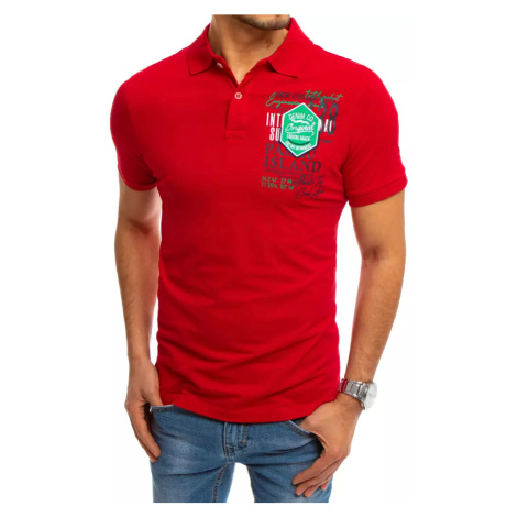 Červené pánske POLO tričko DStreet