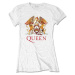 Queen Tričko Classic Crest White