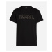 Tričko Karl Lagerfeld Studded Karl T-Shirt Black