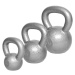 Gorilla Sports Kettlebell sada, litinová, 4, 8, 12 kg