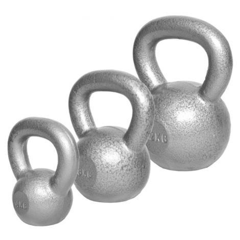 Gorilla Sports Kettlebell sada, litinová, 4, 8, 12 kg