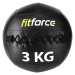 Fitforce WALL BALL Medicinbal, čierna, veľkosť