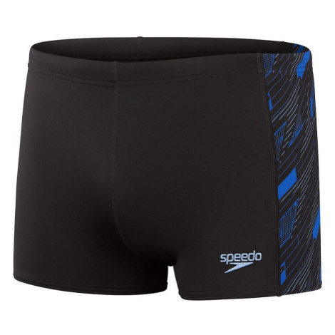 Speedo hyperboom panel aquashort black/curious blue/true cobalt