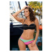 Shocking Cricket Swimsuit Magnolia Nero-Rosa M-584 Black-Pink