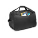 KONO cestovná taška na kolieskach s výsuvnou rukoväťou - čierna - 55L