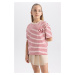 DEFACTO Girl Oversize Fit Short Sleeve T-Shirt