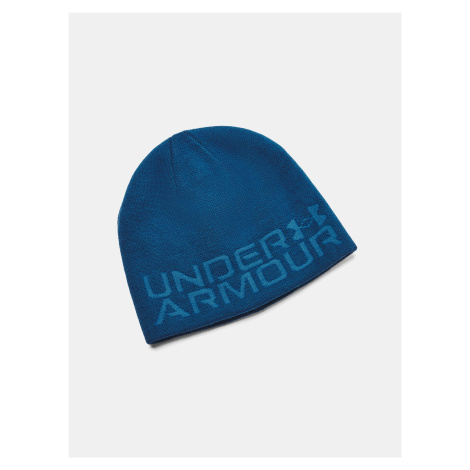 Modrá obojstranná čiapka Under Armour Reversible Halftime Beanie