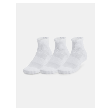 Ponožky Under Armour Tc 3Pk Qtr Uni White 30