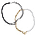 Necklace 2-pack - gold/gunmetal