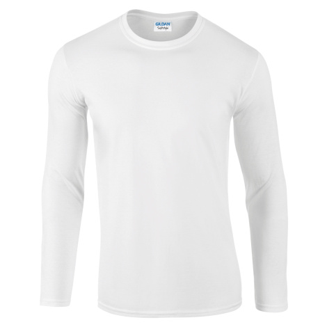 Gildan Pánske tričko s dlhým rukávom G64400 White
