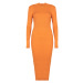 Silvian Heach  PGA22208VE  Krátke šaty Oranžová