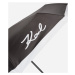 Dáždnik Karl Lagerfeld K/Signature Sm Umbrella Black/White