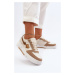 Women's Platform Sneakers Beige Zeparine