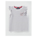 LC Waikiki Girls' Crew Neck Striped Short Sleeve T-Shirt