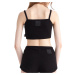 #VDR Quilted Black Crop Top