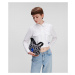 Košeľa Karl Lagerfeld Jeans Klj Cropped Logo Shirt Biela