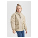 DEFACTO Girls' Waterproof Hooded Raincoat