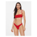 Calvin Klein Swimwear Spodný diel bikín KW0KW02471 Červená