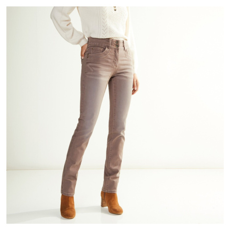 Rovné strečové džínsy, farebné Blancheporte