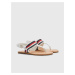 Tommy Hilfiger Blue and White Women's Patterned Sandals with Leather Details Tommy Hilfige - Wom
