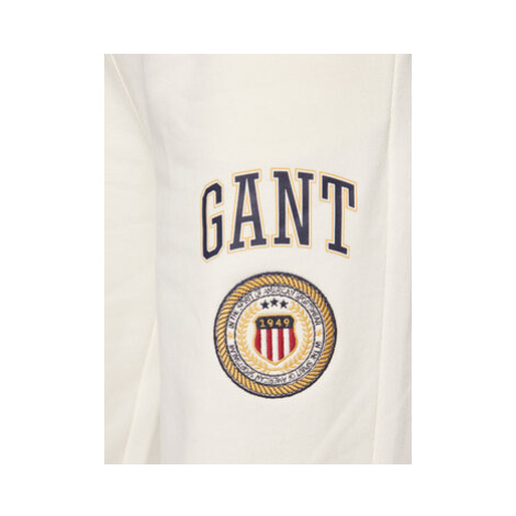 Gant Teplákové nohavice Crest Shield 4203916 Béžová Relaxed Fit