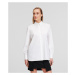 Košeľa Karl Lagerfeld Signature Tunic Shirt White