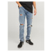 JACK & JONES Džínsy 'Glenn'  modrá denim