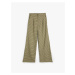 Koton Wide Leg Trousers Pleated Detailed Button Closed Pockets.