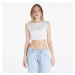 Top Calvin Klein Jeans Aop Cropped Tank Top Warp Logo White