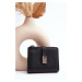 Women's leatherette wallet black Lazara