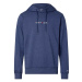 Tommy Jeans Mikina - TJM STRAIGHT LOGO HOODIE modrá