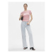 Tommy Jeans Tričko Essential DW0DW17383 Ružová Slim Fit