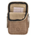 Hide & Stitches Béžová kožená kabelka na mobil „Skylar“