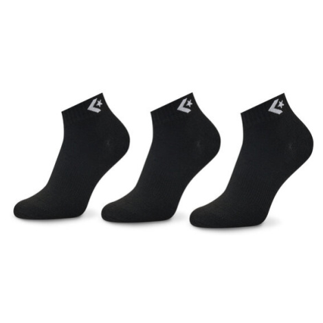 Converse Súprava 3 párov členkových dámskych ponožiek E746B-3009 Čierna