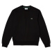 Lacoste  Organic Brushed Cotton Sweatshirt - Noir  Mikiny Čierna